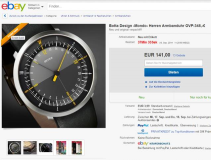 2014-09-13 Botta Mondo Armbanduhr für 167 Euro